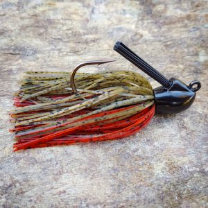 B2 Destructor Cover Jig 1/2oz Color :  Green Pumpkin Craw