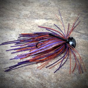 G1 Destructor Football Jig 1/2oz Color : Brown Purple