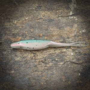 Zoom Super Fluke Jr color RAINBOW TROUT