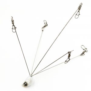 DESTUCTOR UMBRELLA RIG color WHITE PEARL 1/2oz