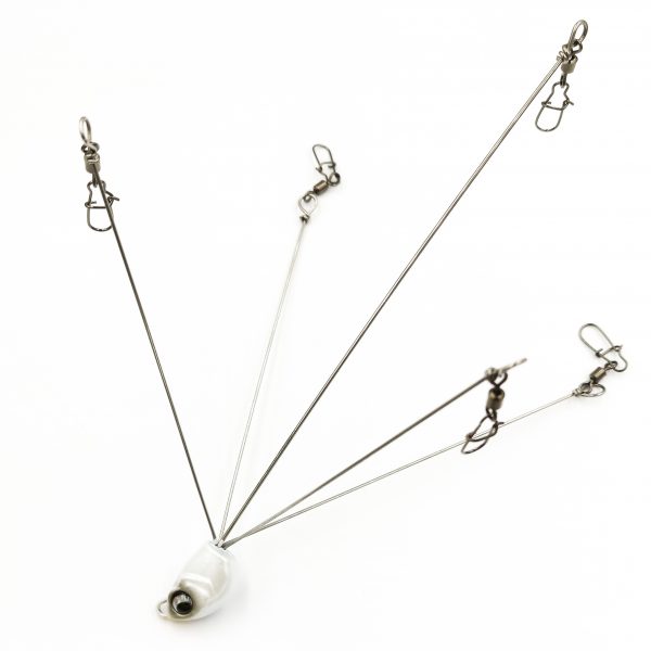 DESTUCTOR UMBRELLA RIG color WHITE PEARL 1/2oz