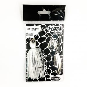 FURIA Spinnerbaits color WHITE PEARL 1/2oz