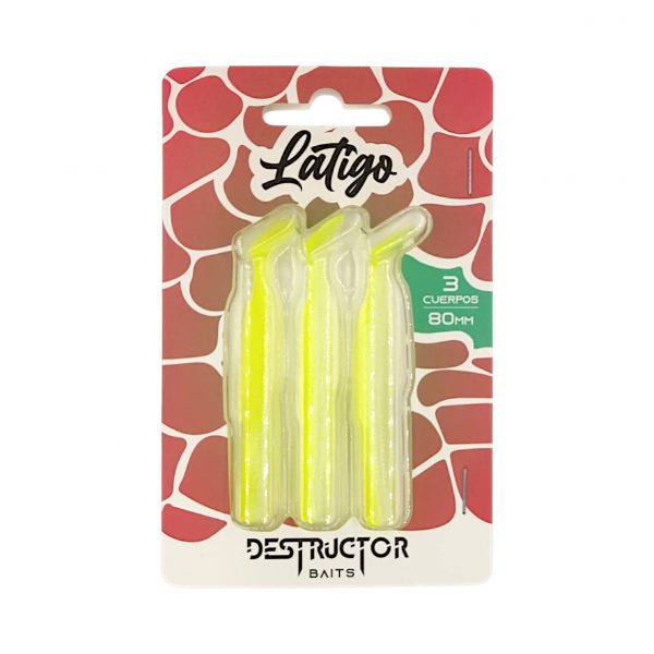 Destructor Cuerpo Latigo 80mm White Chartreuse