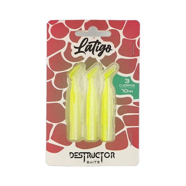 Destructor Cuerpo Latigo 70mm White Chartreuse