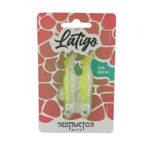 Destructor Latigo 10g 68mm White Chartreuse